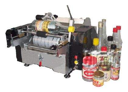 腐乳玻璃圓瓶貼標機